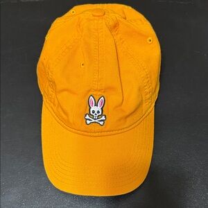 Psycho Bunny Bright Orange Cap with Bunny Logo